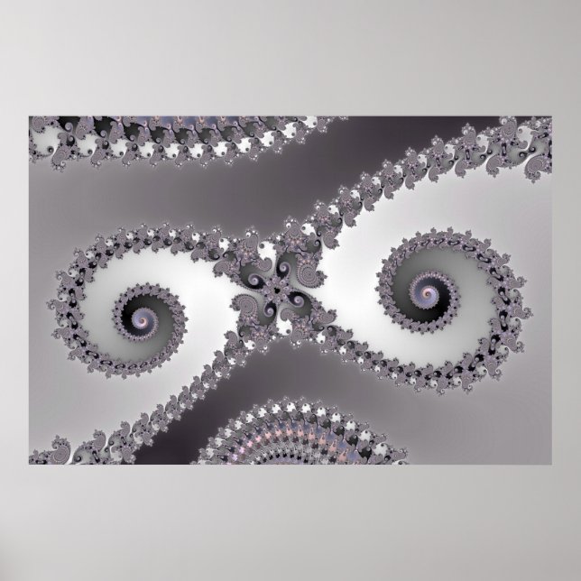 Owl Eyes - Fractal Poster (Front)