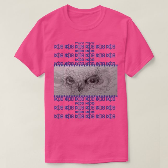 Owl eyes 'Who you talkin to?" T-shirt (Design Front)