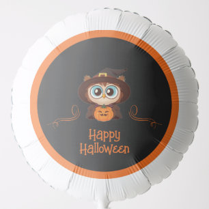 Owl/Fall/Autumn/Halloween/pumpkin Balloon