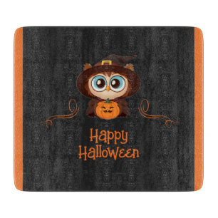 Owl/Fall/Autumn/Halloween/pumpkin Cutting Board