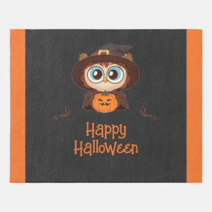 Owl/Fall/Autumn/Halloween/pumpkin Outdoor Rug