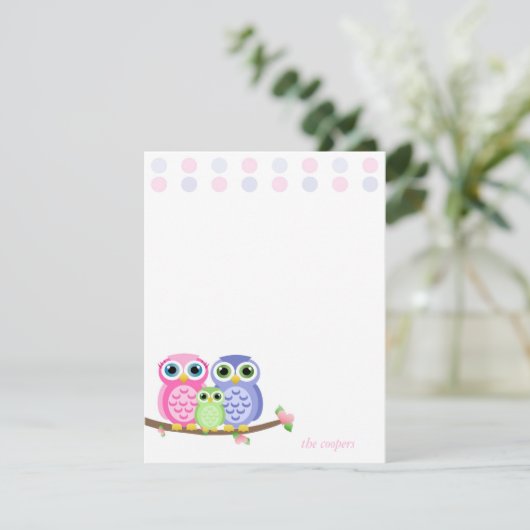 Owl Family (Standing Front)