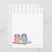 Owl Family (Front/Back)