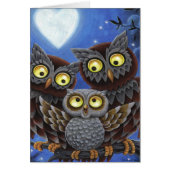 Owl Family Card (Front)