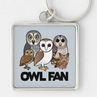 Owl Fan Keychain
