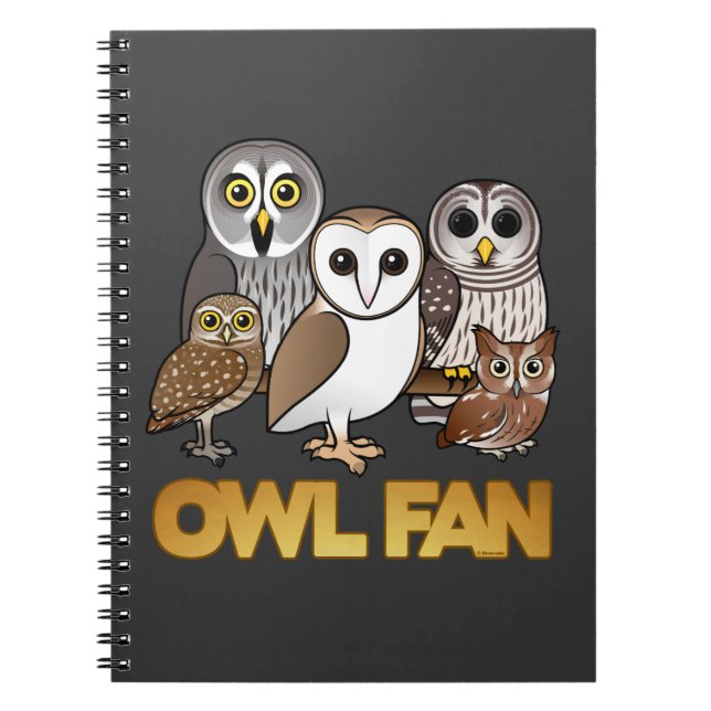 Owl Fan Notebook (Front)