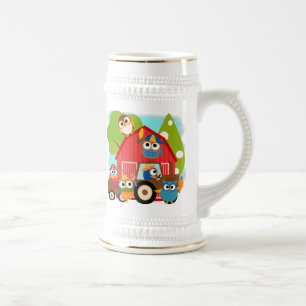 Owl Farmers Beer Stein