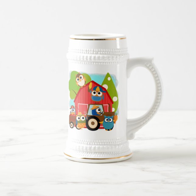 Owl Farmers Beer Stein (Right)