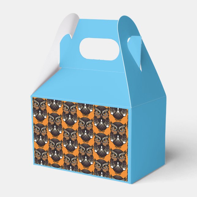 Owl Favor Boxes (Front Side)