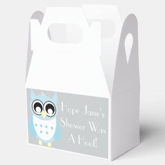 Owl Favor Boxes | Zazzle