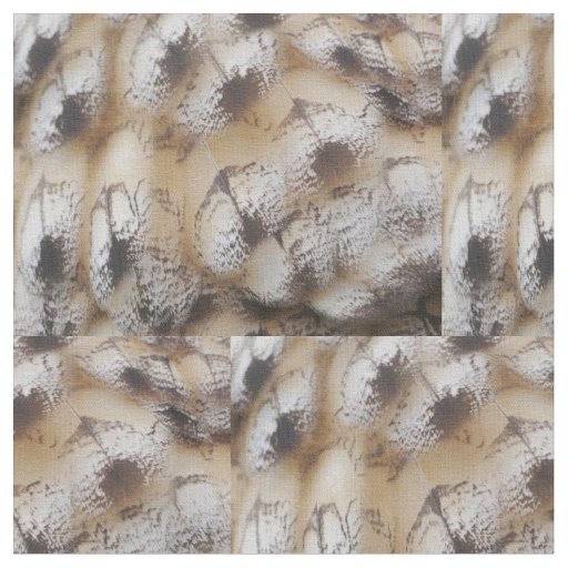 Owl Feathers Fabric