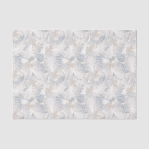 owl Feathers, gray, beige and blue, bird, light, Tissue Paper