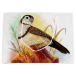 Owl Finches Realistic Painting Realistic Painting Gift Bag