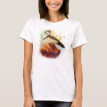 Owl Finches Realistic Painting Realistic Painting T-Shirt
