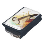 Owl Finches Realistic Painting Realistic Painting Wallet