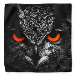 Owl fire eyes bandana