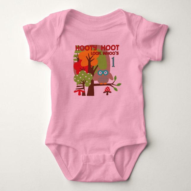 Owl First Birthday T-shirts and Gifts (Front)