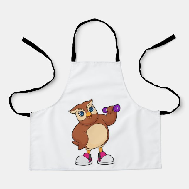 Owl Fitness Dumbbell Apron (Front)