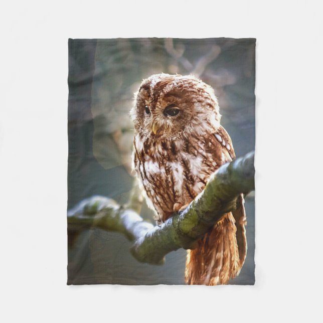 Owl Fleece Blanket (Front)