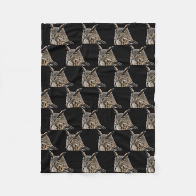 Owl Fleece Blanket (Front)