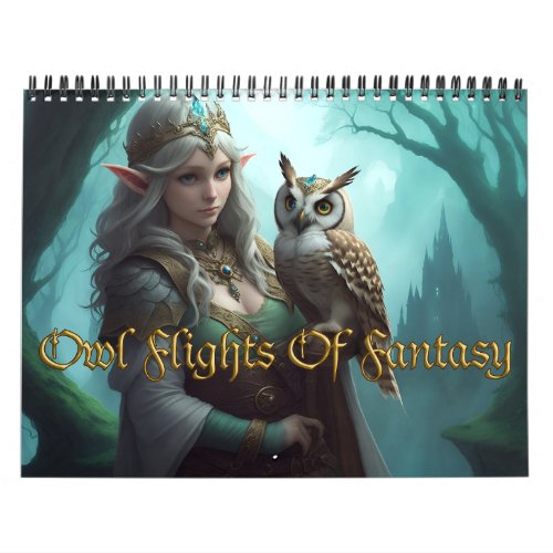 Owl Flights Of Fantasy Calendar