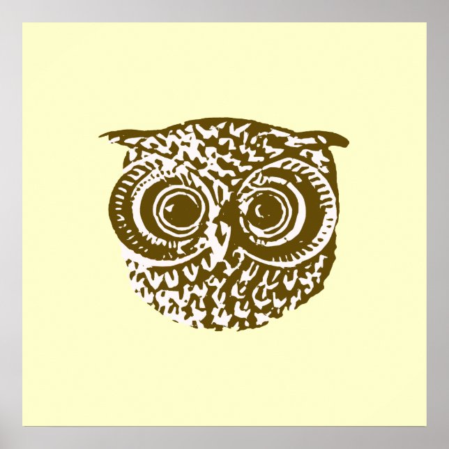 Owl for walls poster (Front)