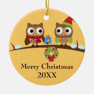 Owl Friends with Gift Ornament