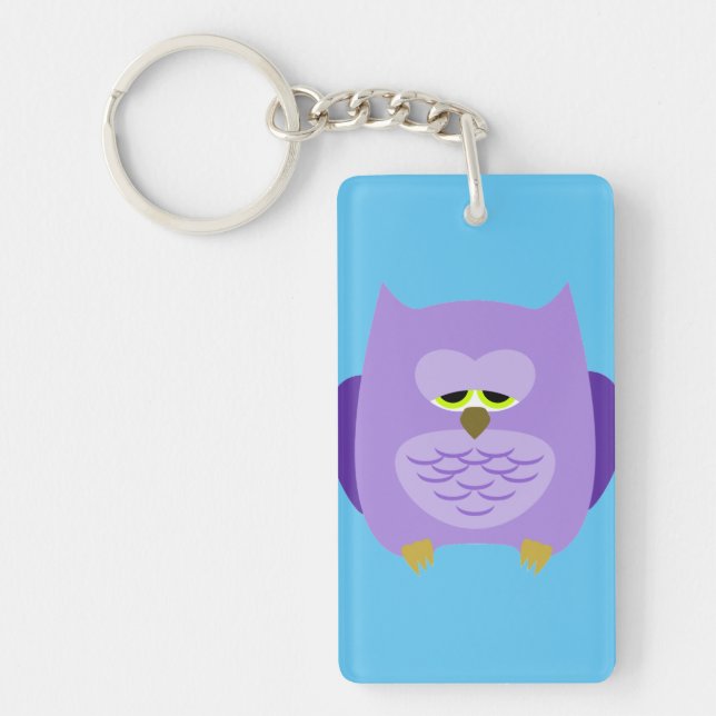 Owl front and back keychain (Front)