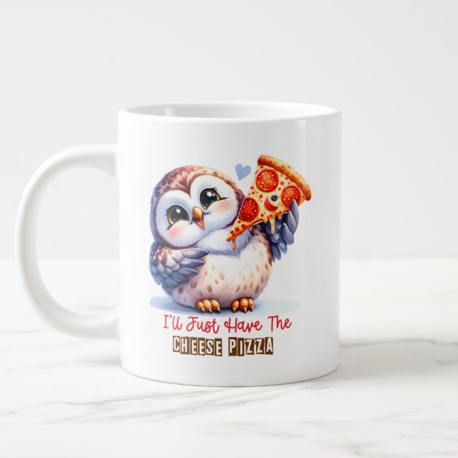 Owl Fun Giant Coffee Mug (Left)
