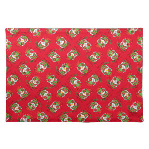 Owl Funny Christmas Cute Kids Cloth Placemat