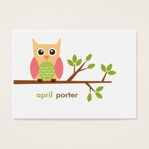 Owl Gift Enclosure, Gift Tag (#GIFT001)
