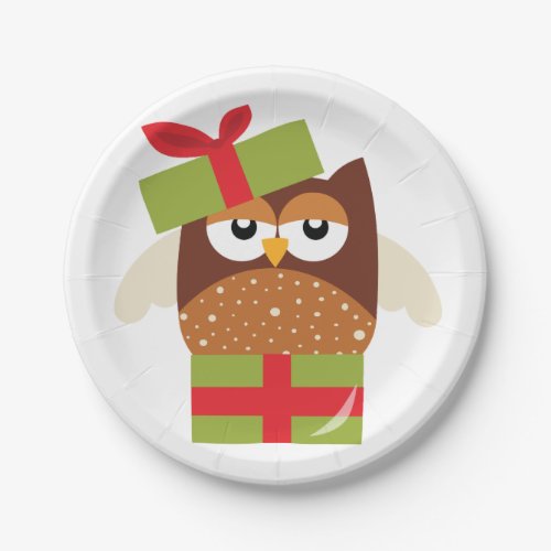 Owl Gift In A Box Paper Plates