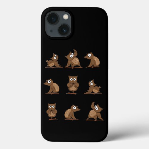 Owl Gift  Owl  Body Design iPhone 13 Case