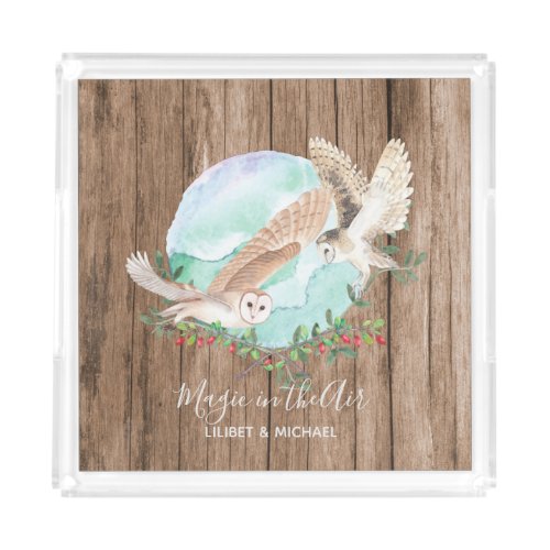 OWL GIFTS _ Personalized Acrylic Tray