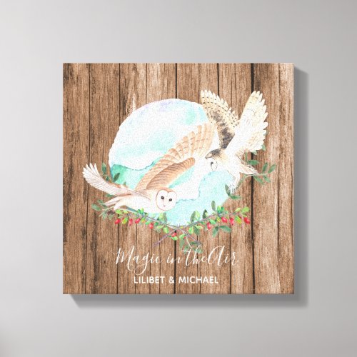 OWL GIFTS _ Personalized Canvas Print