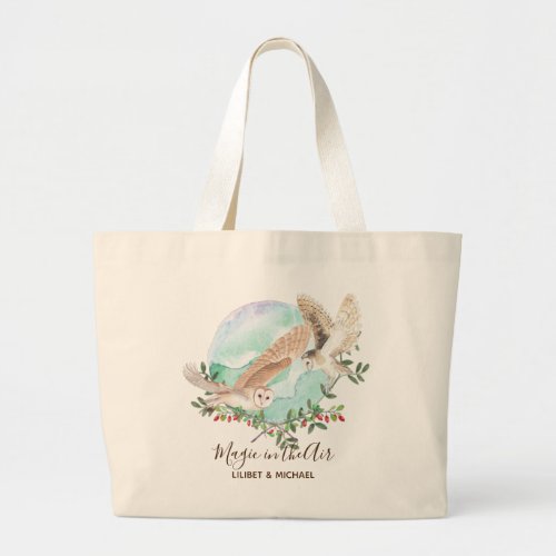 OWL GIFTS _ Personalized Large Tote Bag