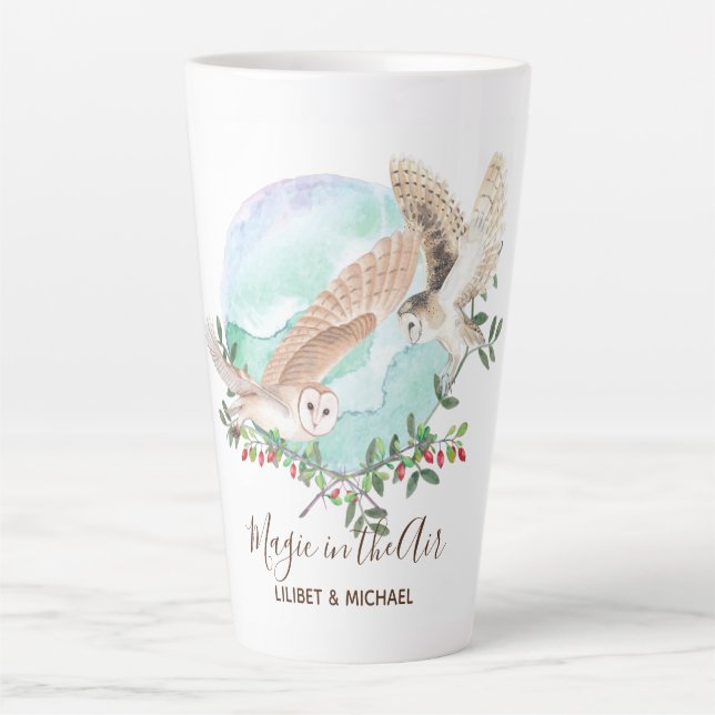 OWL GIFTS - Personalized Latte Mug (Front)