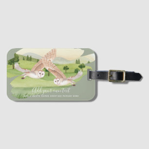 OWL GIFTS - Personalized Luggage Tag