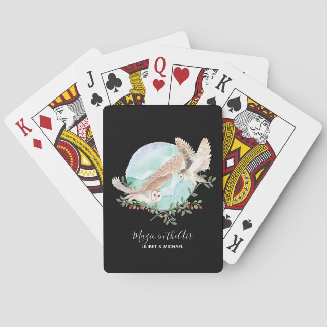 OWL GIFTS - Personalized Poker Cards (Back)