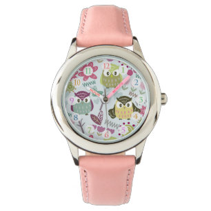 Owl Girl Blue Watch