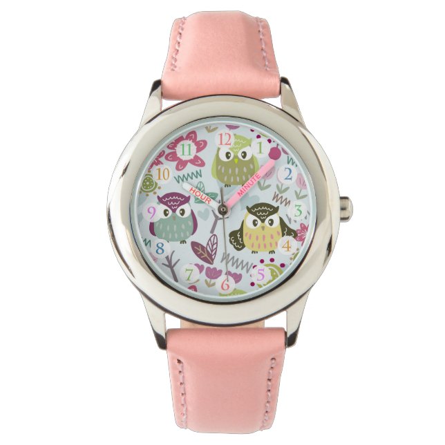 Owl Girl Blue Watch (Front)