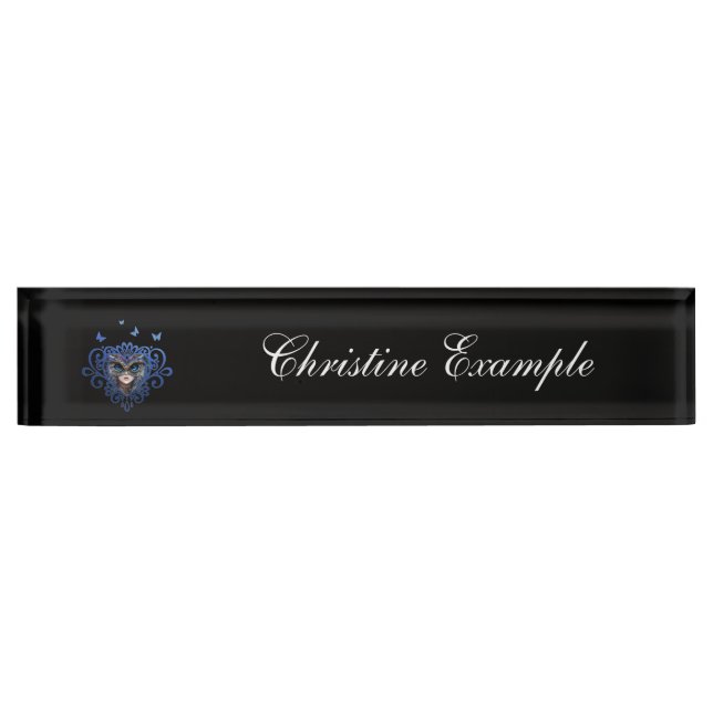 Owl girl desk name plate (Front)