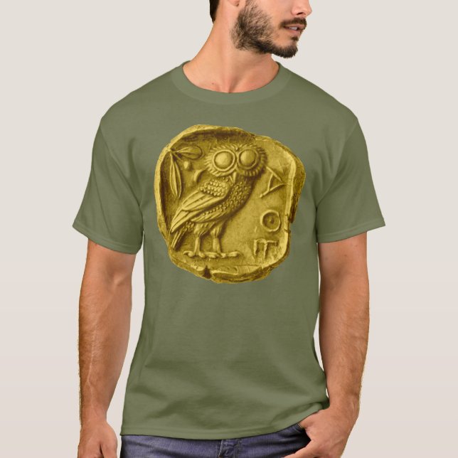 Owl Greek T-Shirt (Front)