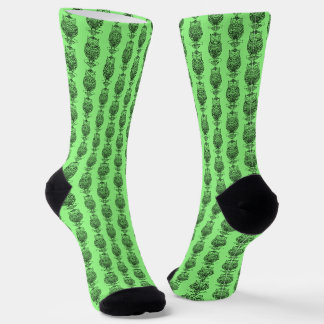 Owl (green) - Premium Socks
