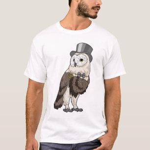 Owl Groom Wedding ring Wedding T-Shirt