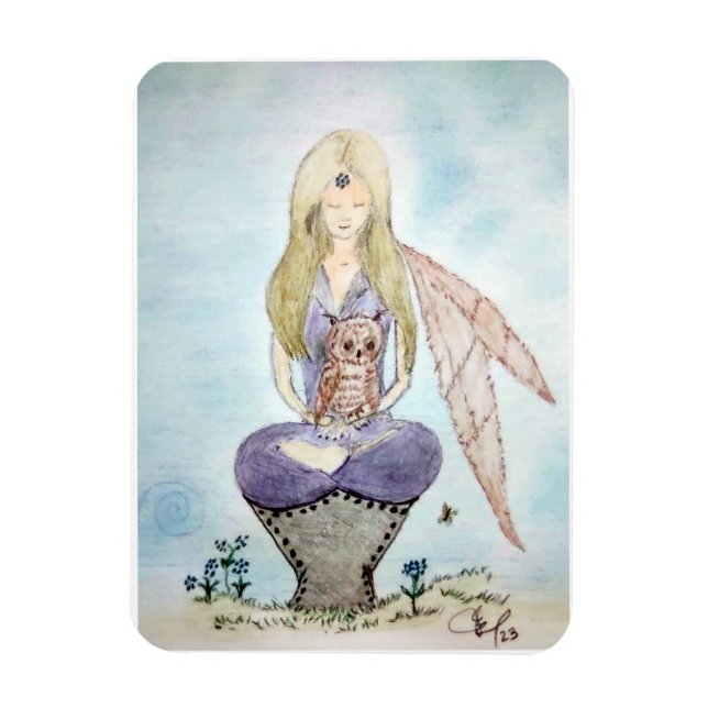 Owl Guide  Magnet (Vertical)