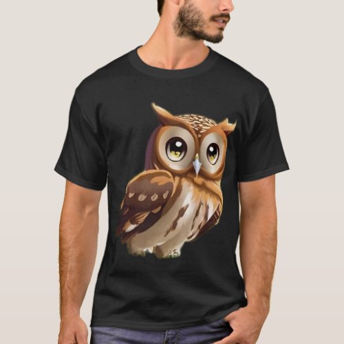 Owl Haven Apparel Whimsical Designs for Nature L T_Shirt