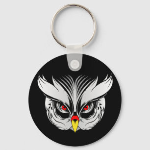 Owl head keychain