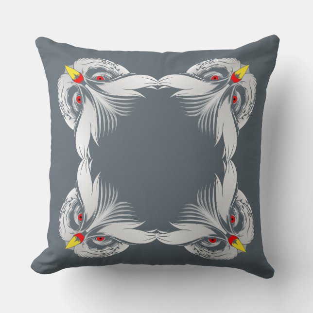 Owl head throw pillow (Front)