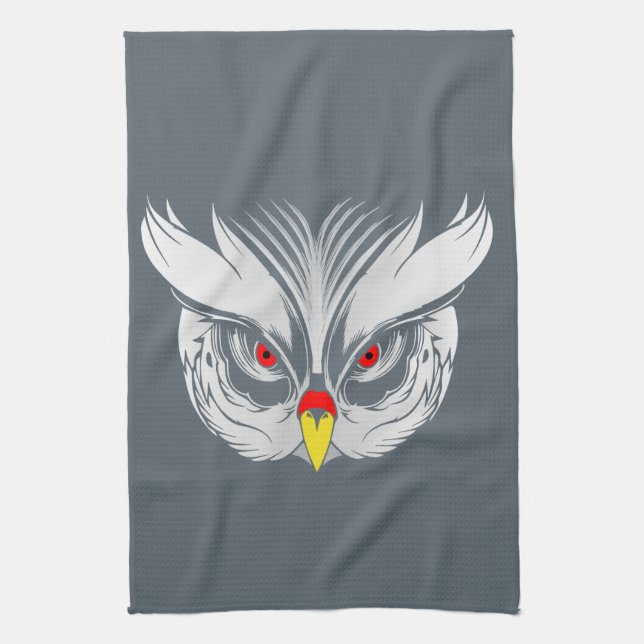 Owl head towel (Vertical)